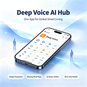 Appareil intelligent tout-en-un portable pour l'enregistrement et la traduction vocale IA en temps réel hors ligne, avec application mobile - Product Image 2