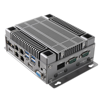 Mini PC Yantronic J6412 /N97/N100 à double écran, 4 ports LAN, multi-USB, PC embarqué pour système de calcul en périphérie IoT en usine