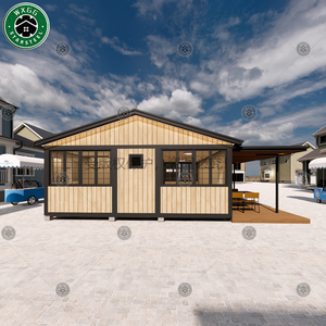 Casa Comercial Prefabricada de Acero Ligero con Alto Aislamiento, Cabina Modular Anticorrosión para Negocios de Pastelería al Aire Libre - Product Image 3