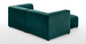 Proyecto de muebles a juego para estudiantes, residencia juvenil, Hotel <span class=keywords><strong>Express</strong></span>, casa de huéspedes, pequeño sofá Modular de terciopelo - Product Image 5