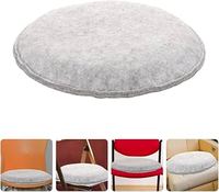 Coussin de siège rond confortable en feutre avec rembourrage pour l'extérieur, le bureau et la maison, avec coussin de siège en laine