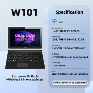 Tùy Chỉnh Cấu Hình OEM <span class=keywords><strong>10</strong></span>.1 Inch 4/6/8GB + 64GB/128GB Wifi Chơi Game Giáo Dục Kinh Doanh Win10/11 Máy Tính Bảng - Product Image 3