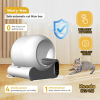 Extra große Smart Cat Katzen toilette APP gesteuert und selbst reinigend mit 10kg Gewichts kapazität Easy Clean Robot Feature