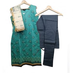 Neues Modell Damen Wolle Muslim Kleidung Sarees Indian Islamic Design Stoff für Kurti - Product Image 6