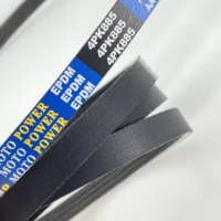 Courroies de transmission en caoutchouc PK 4PK850 de haute qualité, durables et personnalisables, supportées par l'OEM