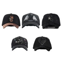 Casquette de baseball 5 panneaux de haute qualité, visière 31, motif léopard, feuille, points, lettres, réglable, en daim, respirante, imperméable, unisexe, Gorras