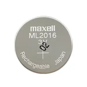 MAXELL ML2016可充电3v纽扣电池适用于智能设备PLC工业控制主板电池