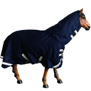 Mantas y Cobijas para Caballos Fanfaree OEM 100% Poliéster Ripstop Impermeables, Rellenas de Algodón, Peso Medio, para Mantener el Calor en Invierno, con Logotipo Personalizado - Product Image 2