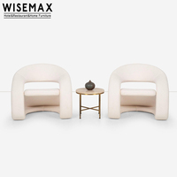 WISEMAX FURNITURE meubles de salon canapés chaise simple fauteuil de loisir fauteuil de sol tissu de luxe fauteuil de détente de salon