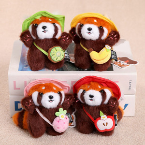 Peluche Panda Rouge Mignon en Fuite, Jouet en Peluche, Poupée pour Machine à Griffes, Cadeau d'Anniversaire, Porte-clés Pendentif, Polyester, Unisexe, 14 ans et plus - Product Image 4