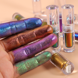 Ombretto duocromo personalizzato ad alto pigmento glitter a lunga durata ombretto multicromatico palette private label liquido ombretto - Product Image 2