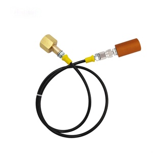 Adaptateur de tuyau convertisseur M18x1.5 pour vanne de connexion <span class=keywords><strong>Sodastream</strong></span> Soda connecteur CO2 externe W21.8-14 de réservoir pour accessoires de Paintball - Product Image 1