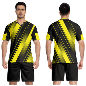 Sublimasi bordir Jersey sepak bola kustom asli baju sepak bola kain jala klub Jersey seragam sepak bola WO-X2032 pria - Product Image 2