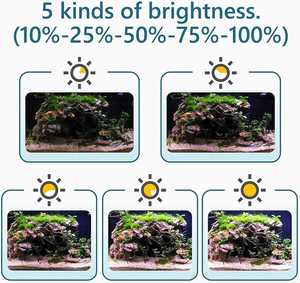 Lámpara <span class=keywords><strong>LED</strong></span> para <span class=keywords><strong>Acuario</strong></span> de Arrecife, Gran Venta en <span class=keywords><strong>Amazon</strong></span>, <span class=keywords><strong>Luz</strong></span> para Pecera Marina con Material de Vidrio y Plástico para Uso en Acuarios - Product Image 6