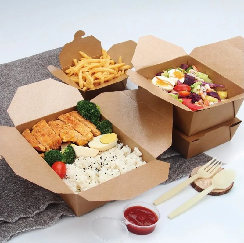 Custom Printed Food Container Disposable Cornstarch