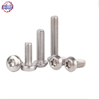 M2 M2.5 M3 M4 M5 M6 M8 noir bouton torx vis à tête champignon antivol goupille inviolable vis Torx