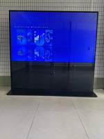 Señalización Digital LCD Táctil Capacitiva 4K de 75 Pulgadas con Soporte de Piso y CMS Integrado, Kiosco Interactivo de Publicidad Comercial