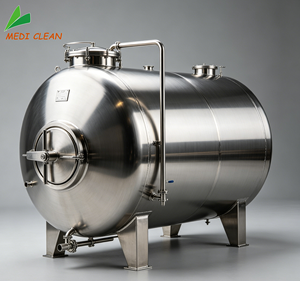 Serbatoio <span class=keywords><strong>di</strong></span> Stoccaggio in Acciaio Inox Sanitario Standard GMP, Recipiente Asettico per Stoccaggio Acqua - Product Image 3