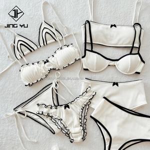 Maillots de bain de créateur de haute qualité, maillots de bain personnalisés, ensemble de bikini pour femme, fournisseur de bikini personnalisé, bikini extensible froissé - Product Image 1