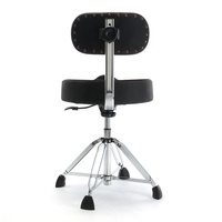 Siège de batterie pneumatique Yinyu SB804 avec dossier et base à 4 pieds pour séances de studio prolongées et performances en direct