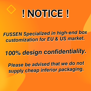 FUSSEN Marke IP Maßgefertigte Recycling-Materialien Starre Schachteln Premium Schwarz Stilvolle Matt-Laminierung Verpackung für Hutschachteln - Product Image 2