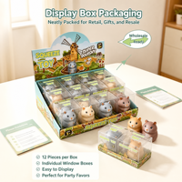 Jouet anti-stress Hamster Squishy à remontée lente, en TPR souple, animal sensoriel à presser, cadeau de fête pour enfants