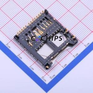 SCDA4A0600 SD Card / Memory Card Connector SMD Connector Plug-In Type Standard SD Card Card Holder - Product Image 2