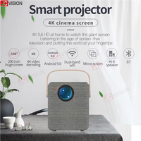 JCVISION projecteur LCD android cinéma éducation réunion maison android smart portable extérieur 4k projecteur de téléphone lcd