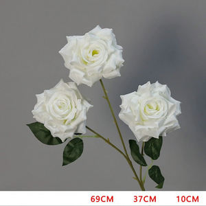 Ramas de Flor de Cerezo y Loto de Plástico Blanco de Alta Calidad, Realistas, Ligeras, Modernas, para Graduación, Boda, Pascua, Día de la Madre - Product Image 6