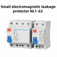 Disjoncteur différentiel magnétique Chint RCCB NL1-63 2P 63A 30mA 6kA