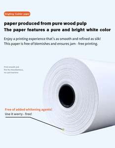 Papier thermique pour imprimante 80mm 57mm, rouleau de papier de caisse 80x80 57x40, rouleau de papier thermique pour reçus POS ATM 3 1/8 x 230 - Product Image 5