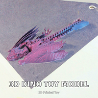 Cadeau créatif, décoration de bureau, modèle de jouet Archaeopteryx multi-articulé et mobile en PLA imprimé en 3D pour enfants