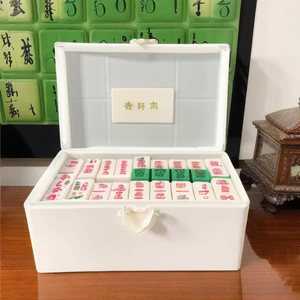 Hot Selling Luxury High Quality Acrylic American Mahjong Tiles Set Modern Design Durable Eco-Friendly Portable <b>Entertainment</b> - Product Image 4