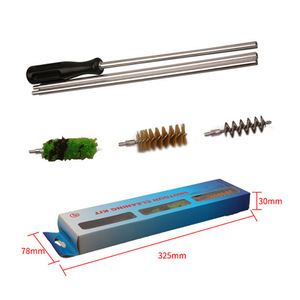 Kit de nettoyage d'armes DZT, ensemble de 6 pièces, brosse 12GA, brosse métallique pour trous intérieurs, pour la chasse, le tir et l'entretien - Product Image 1