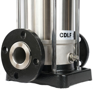 Bomba centrífuga vertical multietapa de acero inoxidable 304 CDL/CDLF con conexión bridada para aumento de presión en tuberías - Product Image 3