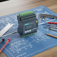 Compteur d'énergie WiFi triphasé programmable, protocole MQTT, écran LCD, précision 0,5S, montage sur rail DIN, sans fil, pour solutions énergétiques IoT