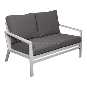 Leisure 4pcs Nordic <b>Aluminum</b> 4 Seater Set With Spun Poly Cushion Outdoor <b>Table</b> for Outdoor Patio Use - Product Image 5