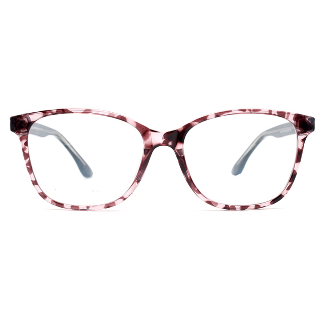 Classic Unisex Cat Eye Lens Shape Optical Eyewear Hot Pink Leopard Print Solid Color Reading Frames New Girls Women's Eyeglasses