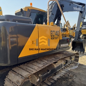 Excavadora de cadenas hidráulica usada Volvo EC140 de 14 toneladas importada de alta calidad para proyectos de construcción - Product Image 2