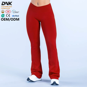 Nuevos Pantalones Deportivos de Cintura Alta y Levanta Glúteos <span class=keywords><strong>para</strong></span> Mujer, Pantalones de <span class=keywords><strong>Yoga</strong></span> Rectos <span class=keywords><strong>para</strong></span> Fitness - Product Image 1