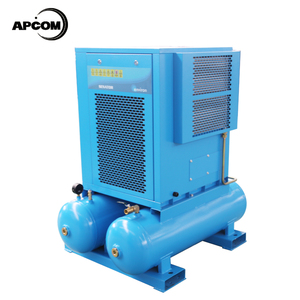 Apcom 15HP 11KW Máy Nén Khí Kết Hợp Với Máy Sấy Và Nhận Tank Máy Nén Trục Vít Không Khí 500L - Product Image 5