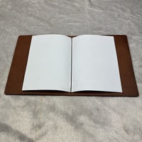 Porte-menu en cuir véritable fait main, classique, rectangulaire, 9x11,5 pouces, A4, cadeau d'affaires, accessoires de mode de luxe