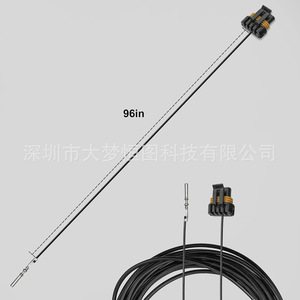 Cable de Alternador DAMENGHENG TU WPALT31 de 4 Pines para Actualización de LS GenIII, Color Negro Piano - Product Image 3