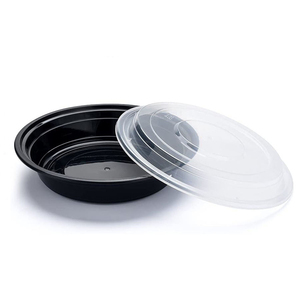 Boîtes à lunch bento en plastique à couvercles individuels, sans BPA, compatibles micro-ondes et congélateur, contenants jetables pour la préparation des repas - Product Image 4
