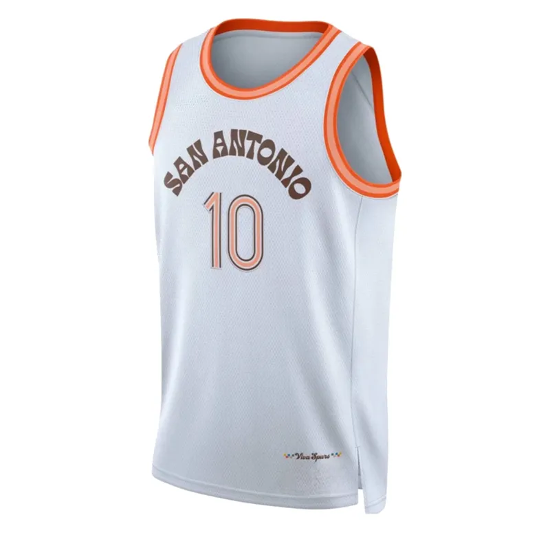 Nueva camiseta de baloncesto explosiva de la temporada 2024, camiseta de baloncesto bordada para hombre con malla transpirable