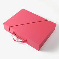 Boîte d'emballage de tablette de chocolat rouge de luxe personnalisée boîtes cadeaux vides diviseur en papier pour aliments bonbons dattes et emballage de boîte de chocolat