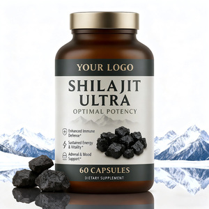 Shilajit Ultra 400mg Capsules pour Énergie et Soutien Immunitaire 60 Capsules Végétaliennes - Product Image 1