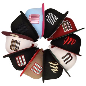 Casquettes de baseball brodées avec logo d'équipe motif léopard, style sportif, ajustées, 6 panneaux, unisexe, toutes saisons, Gorras, Casquette Trucker - Product Image 1