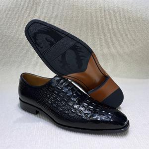 Zapatos de Vestir de Cuero Genuino para Hombre, Formales, de Lujo, con Hebilla, Personalizados, de Alta Calidad, Estilo Ejecutivo, 2026 - Product Image 1