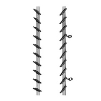 Cadre de fenêtre à persiennes en aluminium avec lames personnalisées et verre, design sur mesure